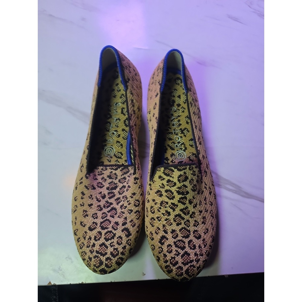 Rothys Cheetah Loafers‎ Size 10.5 US